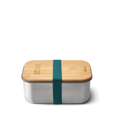 Lunch box in acciaio inox con coperchio e fascia Black+Blum da 1,25l