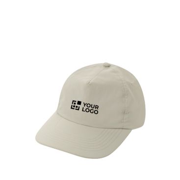 Cappellino a 5 pannelli in nylon riciclato leggero e traspirante