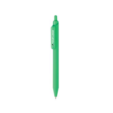 Penna ecologica con tocco morbido, clip e inchiostro blu Tide