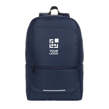 Zaino in poliestere riciclato con design business e tasche 15.6''