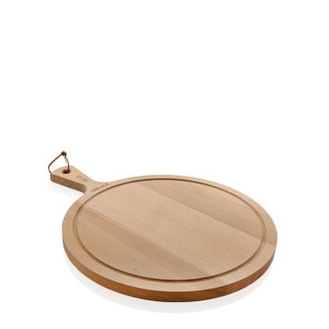 Tagliere promozionale rotondo in legno di alta gamma Boska