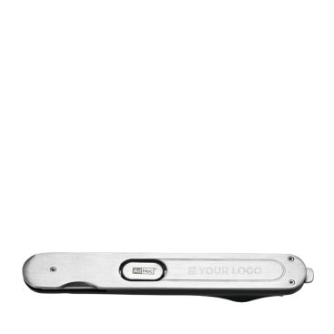 Cavatappi in acciaio inox con meccanismo verticale PushPull AdHoc