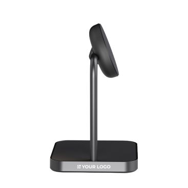 Caricatore wireless doppio con supporto magnetico da scrivania Qi Zens