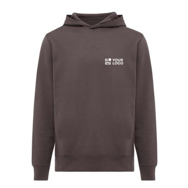 Felpa unisex con cappuccio in cotone riciclato 280 g/m² Iqoniq 3XL 