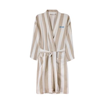 Accappatoio in cotone riciclato stile hammam da 200 g/m2 L/XL Accappatoio in cotone riciclato stile hammam da 200 g/m2 L/XL