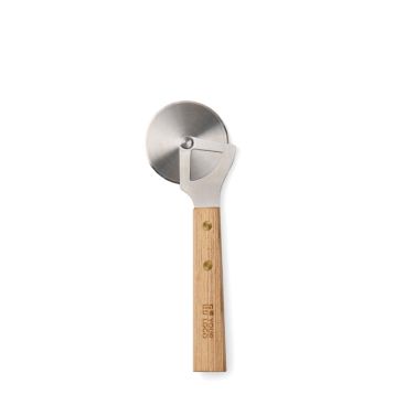 Rotella tagliapizza in acciaio inox con manico in legno