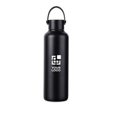 Borraccia termica in acciaio inox riciclato con manico minimal 600 ml