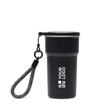 Bicchiere da viaggio in acciaio inox riciclato con tazze interne 450ml