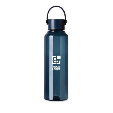 Borraccia rPET design minimalista con tappo in acciaio e manico 550 ml