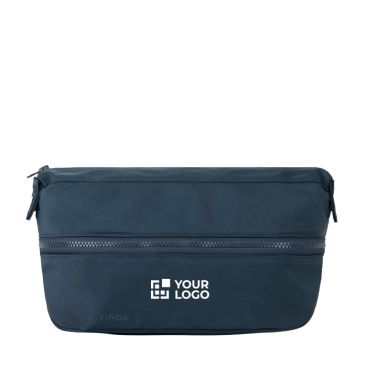 Necessaire espandibile in plastica riciclata con zip resistente 7L