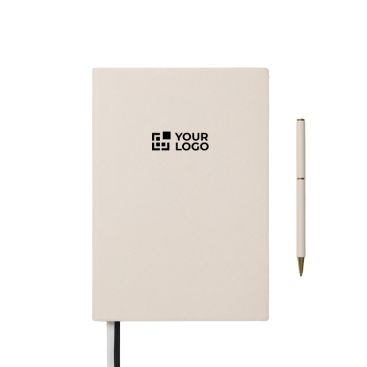 Set quaderno e penna con scatola regalo A5 a righe