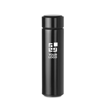thermos personalizzati con termometro color nero