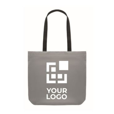 Shopper per la spesa con logo vista area di stampa