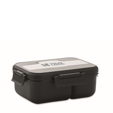 Porta pranzo da 1000ml con posate color bianco prima vista