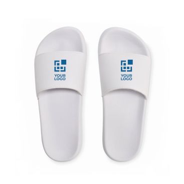 Ciabatte personalizzabili antiscivolo e unisex vista area di stampa