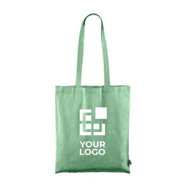 Shopper in cotone colorato riciclato GRS da120 g/m² Fairtrade