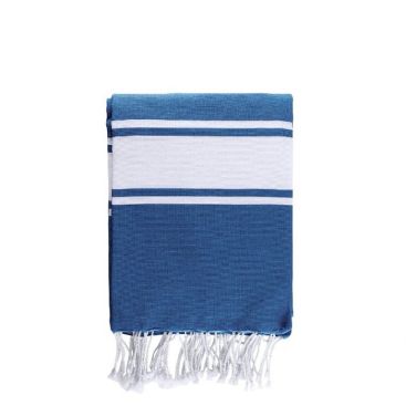 Pareo bicolore in cotone e poliestere per 2 persone 200 g/m²