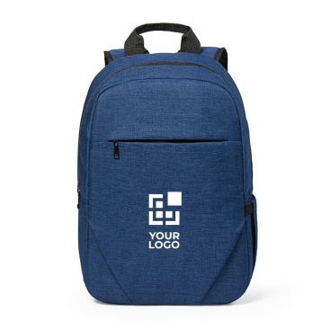 Zaino da 18l in rPET 300D con tasca frontale con zip e tasca laterale