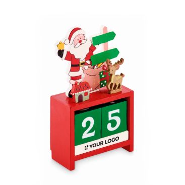 Calendario da scrivania di Natale per il conto alla rovescia