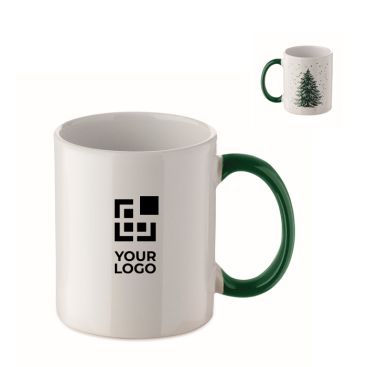 Tazza in ceramica con design natalizio e manico coordinato 300ml