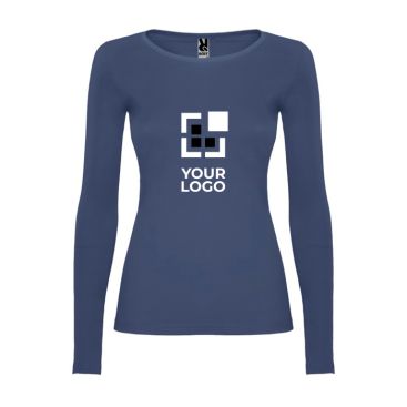 T-shirt donna manica lunga in cotone 160g/m2 Roly Direct Extreme 