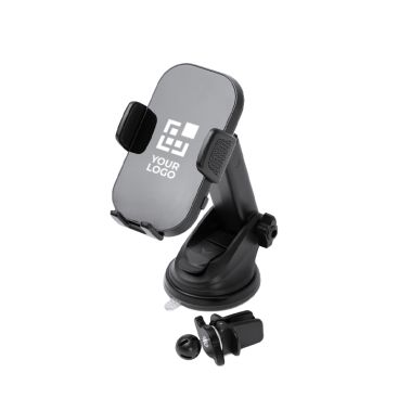 Supporto auto per smartphone con caricatore wireless 15W regolabile