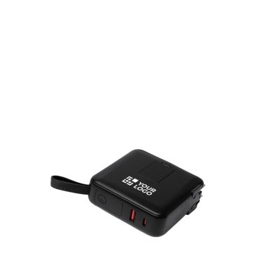 Power bank 3 in 1 con ricarica rapida wireless 15W 10.000 mAh