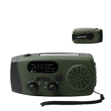 Radio di emergenza multifunzione con torcia e sirena SOS 2000mAh