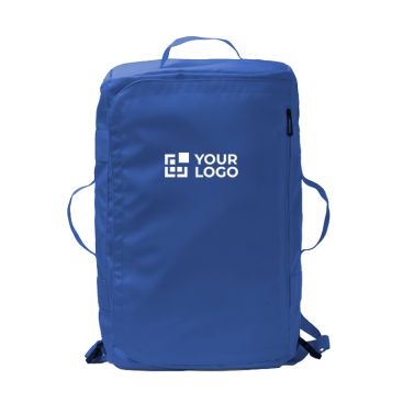 Borsa zaino convertibile da viaggio in pelle sintetica e poliestere