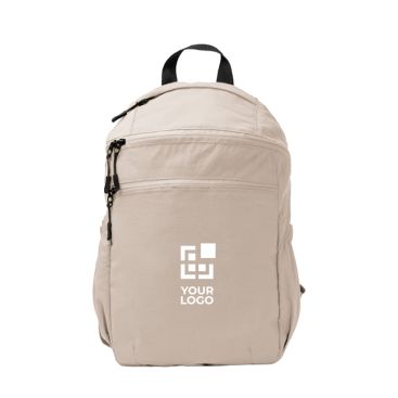 Zaino in nylon con tasche laterali per bottiglie 10''