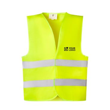 Gilet emergenza con bande riflettenti e chiusura velcro Roly Sirio M-L 