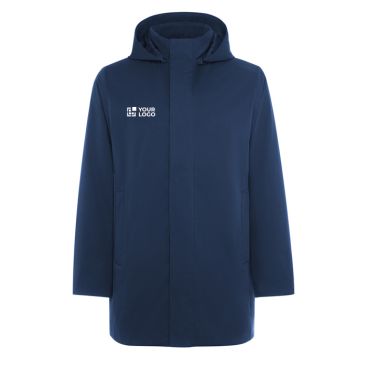 Parka unisex 3/4 con cappuccio rimovibile e zip Roly Direct Dome