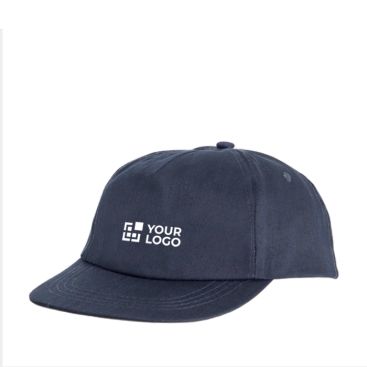 Cappellino a 5 pannelli con fascia interna antisudore 165 g/m2