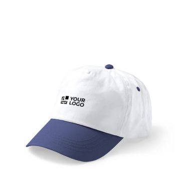 Cappellino a 5 pannelli in cotone con fori di ventilazione da 170 g/m2