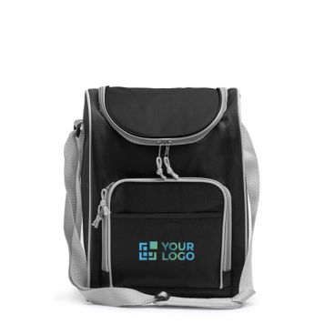 Borsa termica in poliestere con tasca principale isotermica da 15L