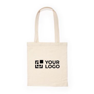 Shopper in cotone naturale con manici lunghi 180 g/m2