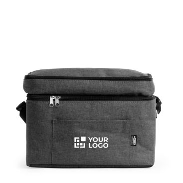 Borsa frigo XL in poliestere RPET con doppio scomparto e tasca