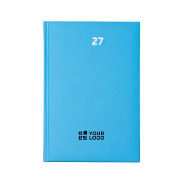 Agenda in pelle sintetica imbottita con vista giornaliera e formato A5