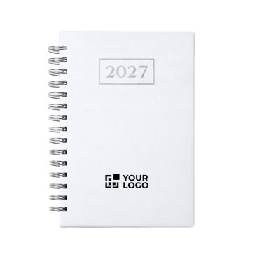 Agenda A5 con anelli e copertina in similpelle