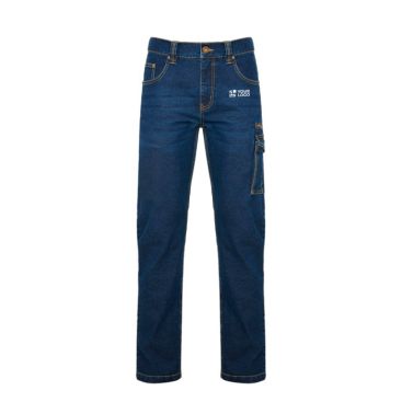 Pantaloni lavoro in denim di cotone e poliestere 370g/m2 Roly Raptor 36 