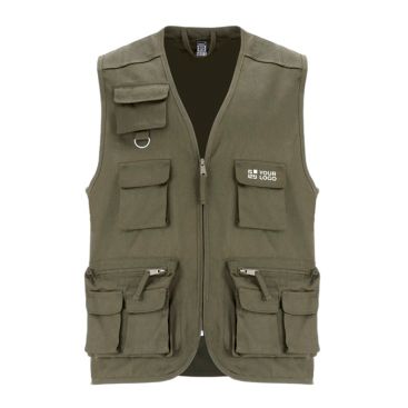 Gilet da lavoro con tasche cotone e poliestere 200g/m2 Roly Venera 