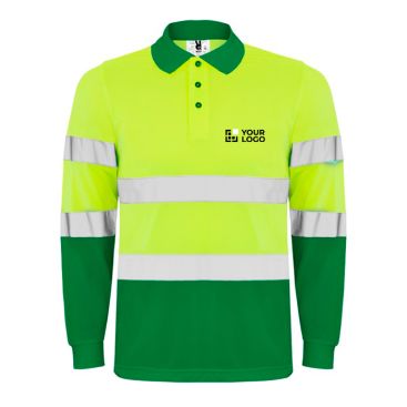 Polo da lavoro tecnico a maniche lunghe 170 g/m2 Roly Polaris L/S 