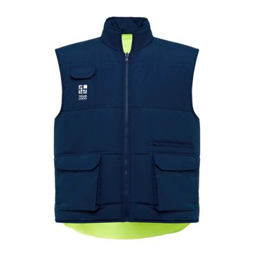 Gilet da lavoro reversibile alta visibilità 450 g/m2 Roly Persei 
