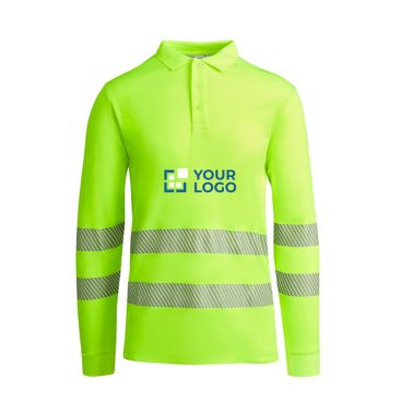 Polo da lavoro tecnica a maniche lunghe 170 g/m2 Roly Atrio LS 