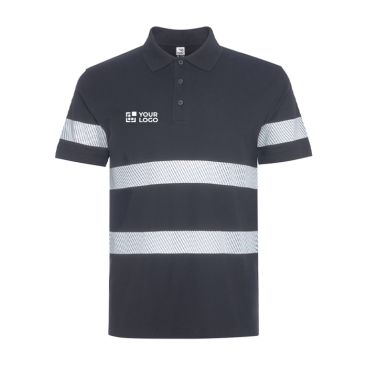 Polo unisex a manica corta ad alta visibilità 220 g/m2 Roly Foran