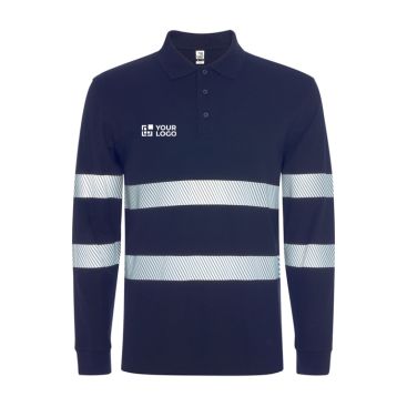 Polo unisex a manica lunga ad alta visibilità 220 g/m² Roly Foran L/S