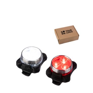 Luci ricaricabili per bici con 3 LED e 4 modalità di illuminazione
