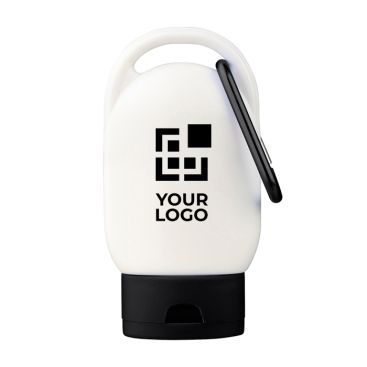 Lozione solare con moschettone e tappo colorato SPF30 30 ml