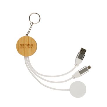 Set di cavi di ricarica con anello metallico da appendere 65W