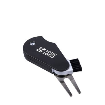 Accessorio multiuso in plastica da golf con marcatore di pallina e contacolpi